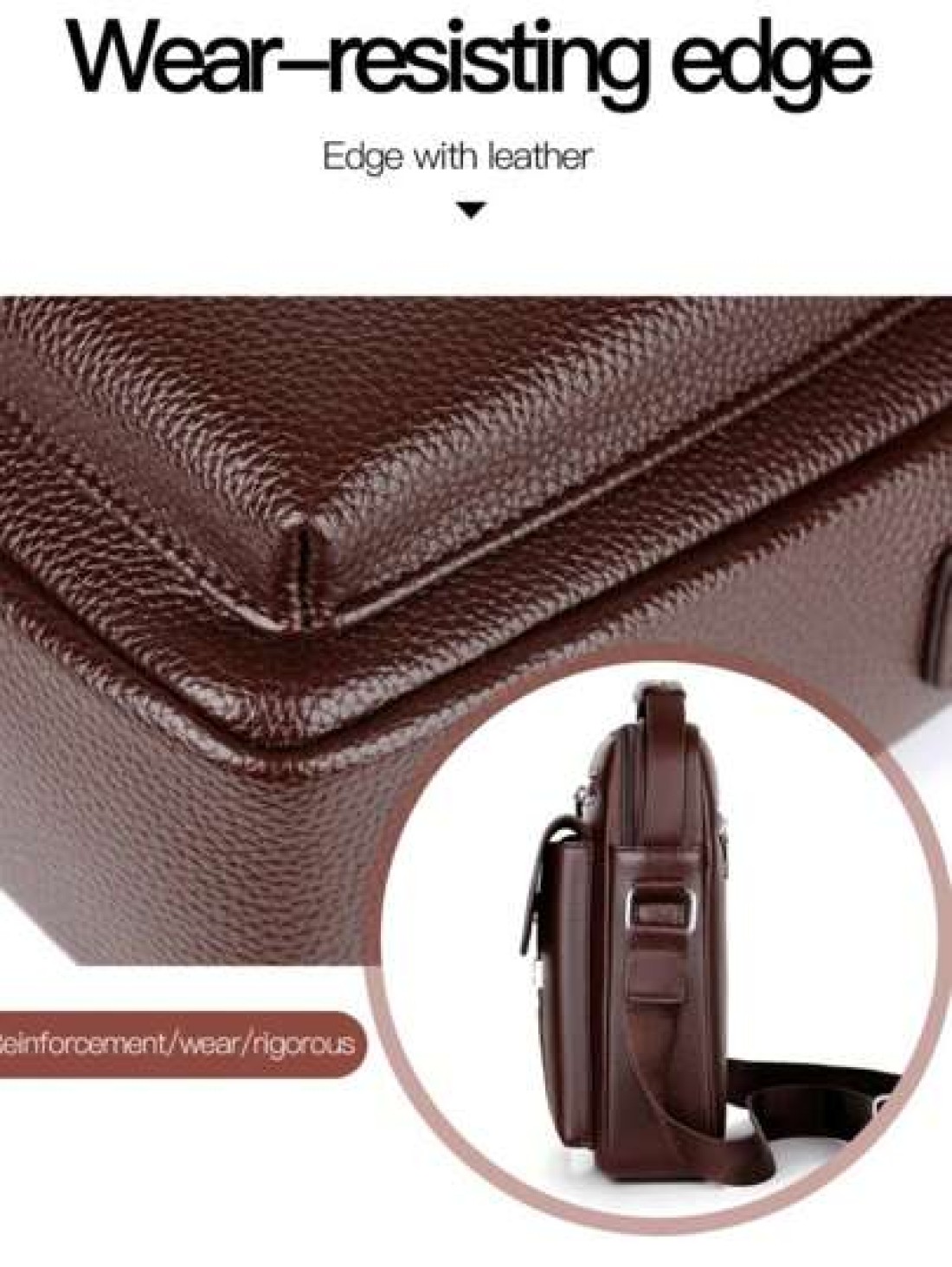 1pc Men s Shoulder Crossbody Waist Hand Chest Bag PU Water Proof Wear Resistant Material With Large Capacity Pockets Adjustable Strap Convenient And Portable New Fashionable Business Bag Ideal Gift Si