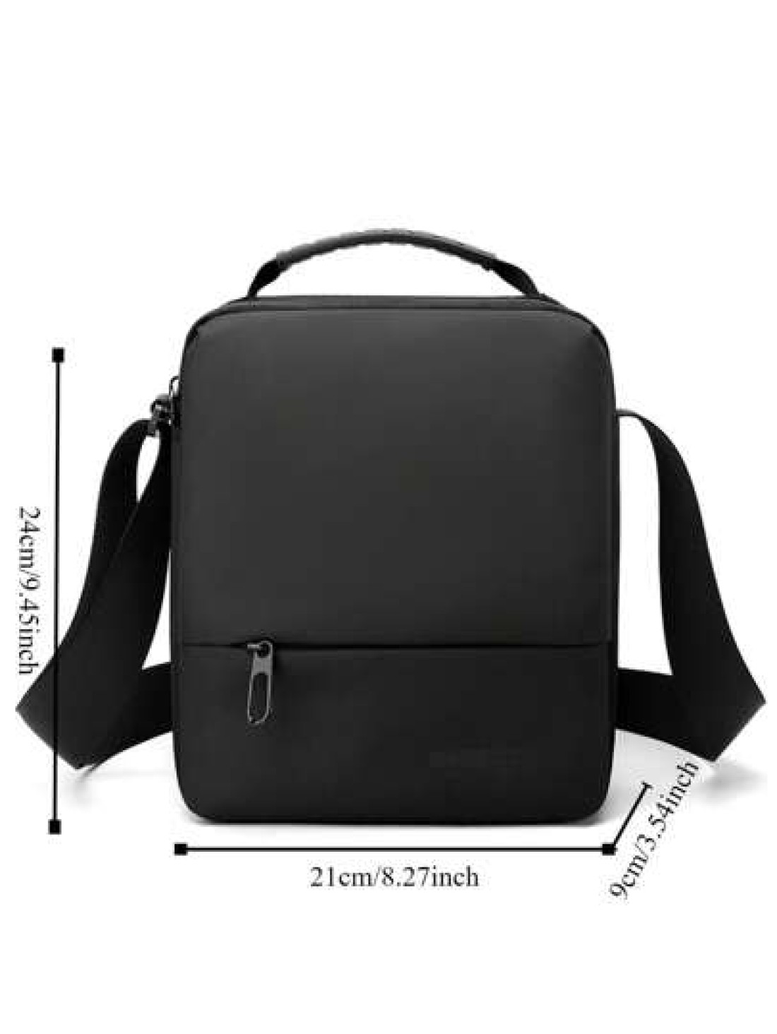 2025 Spring New Men s Shoulder Bag Zipper Closure Nylon Fabric Casual Unisex Design