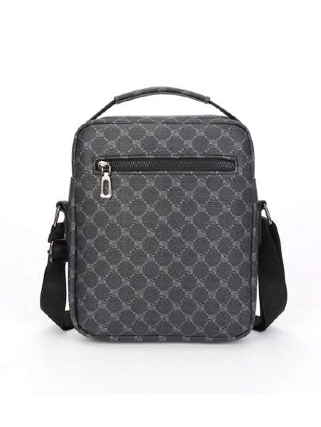 Men s Geometric Pattern Printing Square Crossbody Bag Stylish Single Shoulder Bag Small Messenger Bag For Father s Day Gift Geometric Pattern Printing Office Travelling