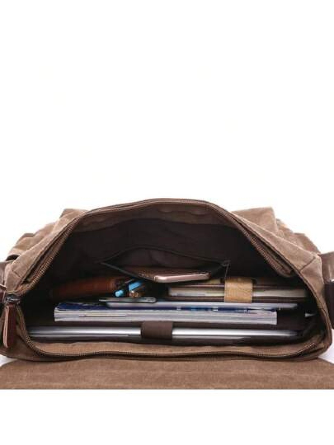 Vintage Casual Multi Functional Messenger Bag Fashion Crossbody Shoulder Bag For Men