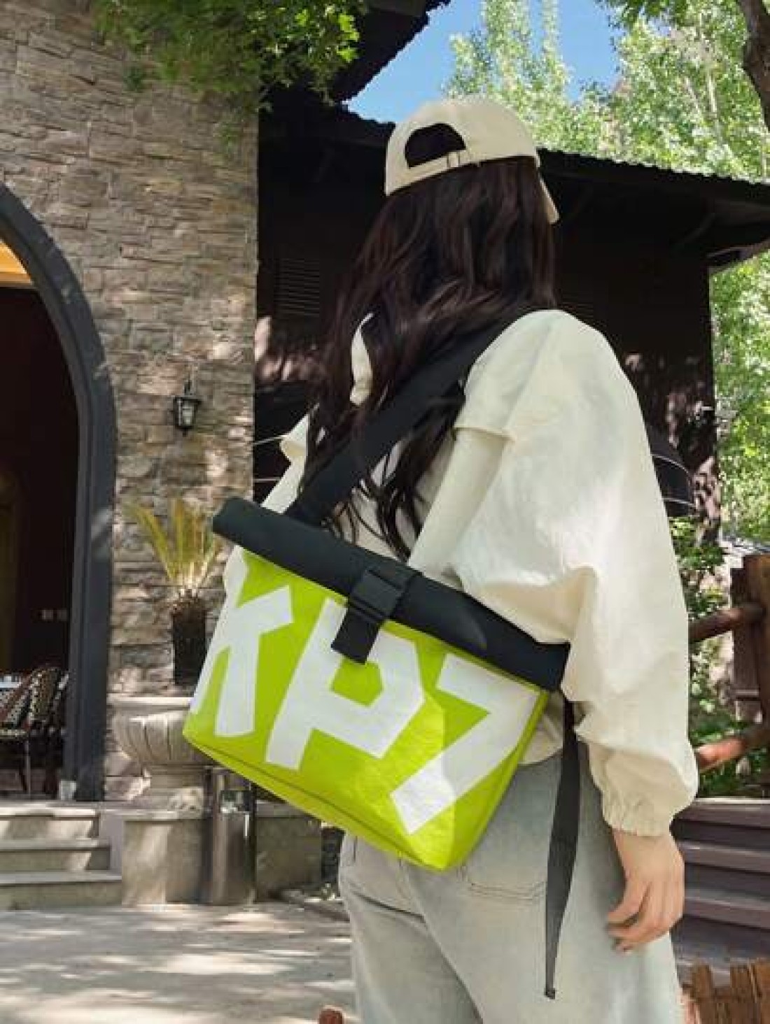 Fashionable Unisex Casual Outdoor Sports Cycling Holiday Travel One Shoulder Bag Large Capacity Student Backpack
