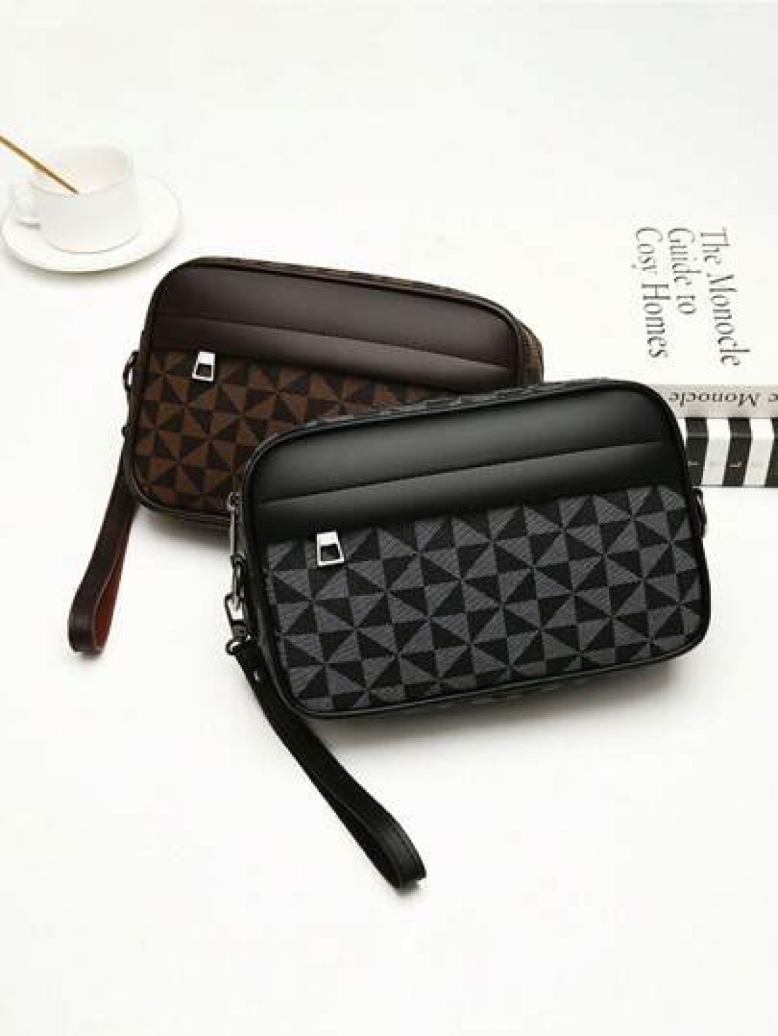 2025 Minimalist Fashion Men s Handbag With Zipper Closure Suitable For Daily Use Travel Vacation Can Be Worn Crossbody Or As A Shoulder Bag