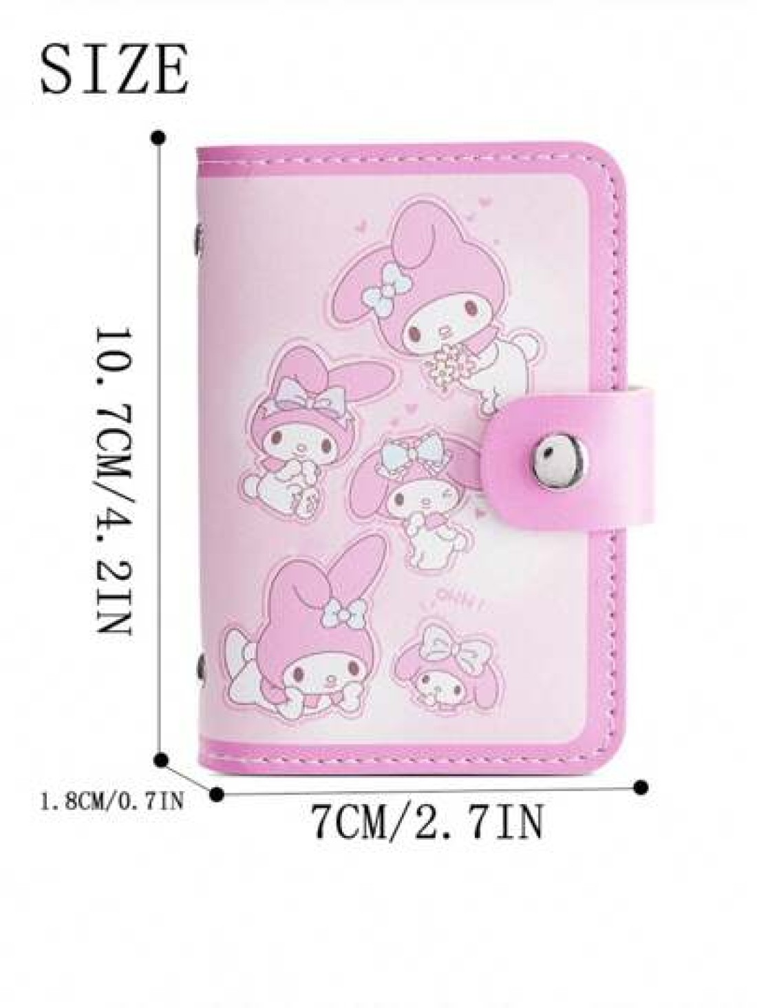 Sanrio 1 4 Anti Demagnetization Large CapacityCard Pack Multi Slot Compact Driver s License Card Case Carry On Work And Travel Must Haves Carry On Luggage Storage Accessories Beach Essentials Teacher