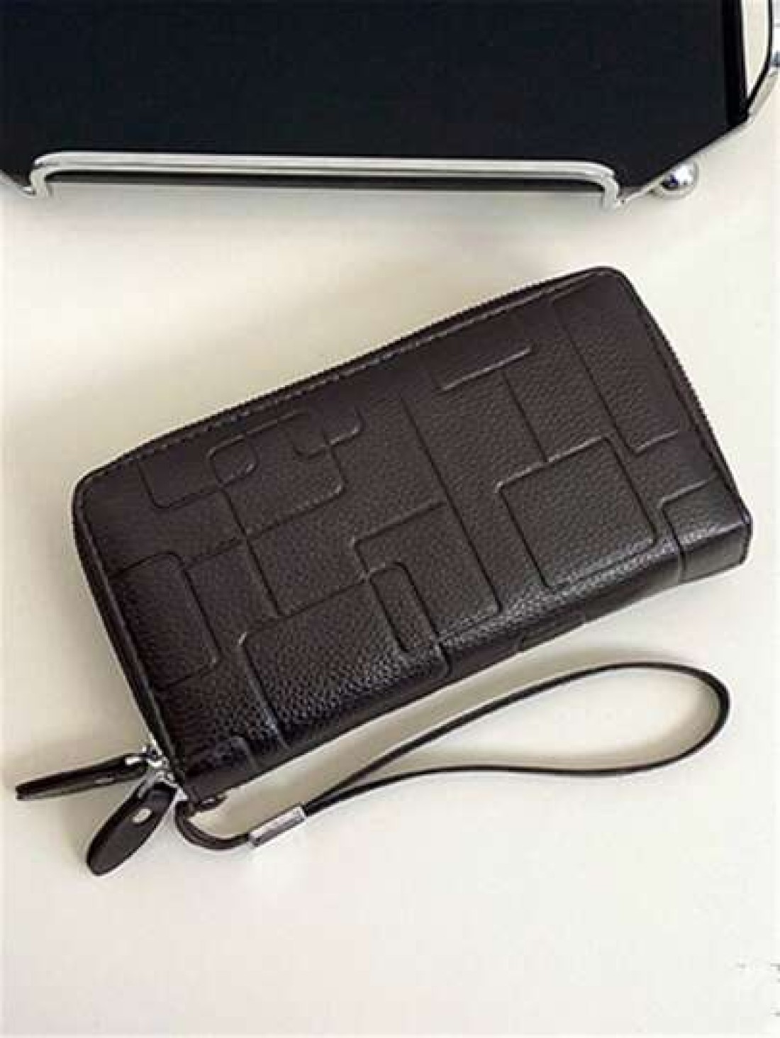 Fashionable Simple Versatile Wallet Casual Travel Shopping Bank Card Holder Wristlet Clutch Bag For Men
