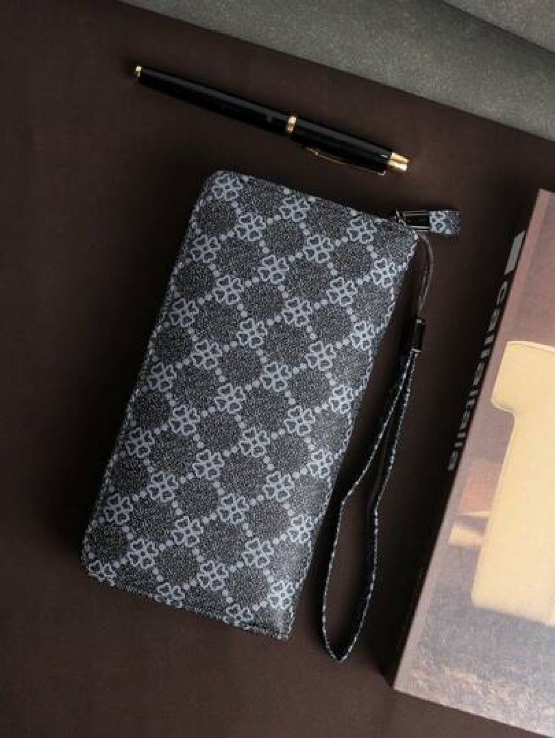 HOVI S Fashionable Minimalist Business Men s Clutch Bag Dual Zipper Large Capacity Multi Card Slot Wristlet Great Gift For Men On Holiday Anniversary