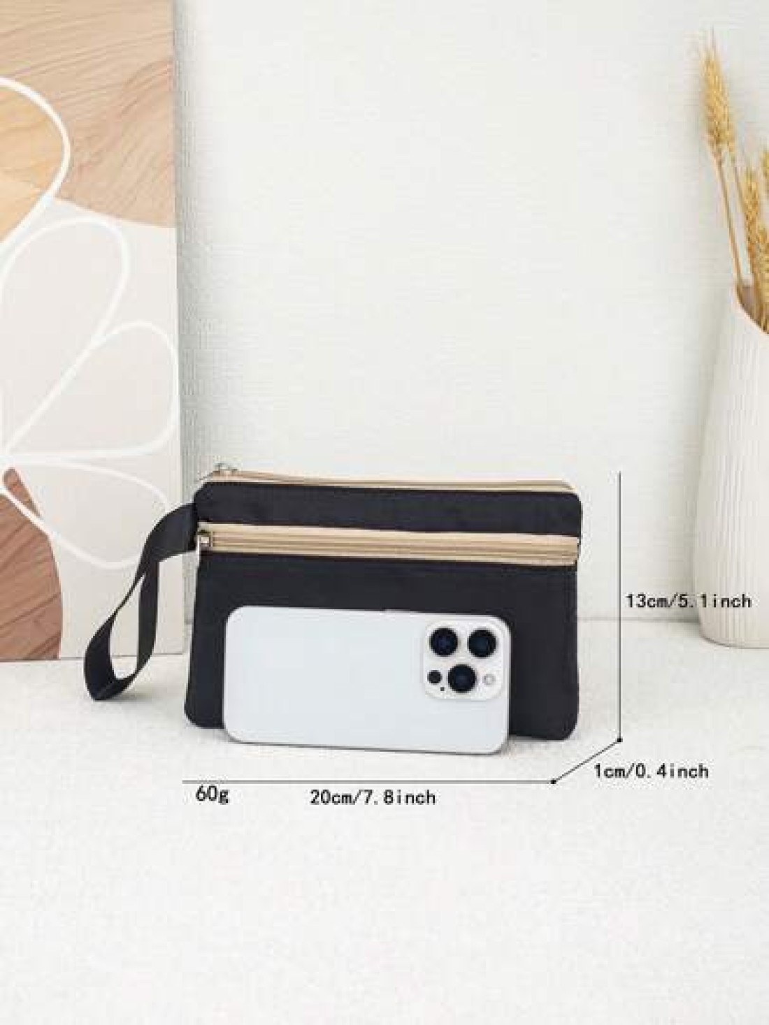 New Lightweight Fashionable Clutch Bag Versatile Daily Commute Phone Bag Travel Organizer