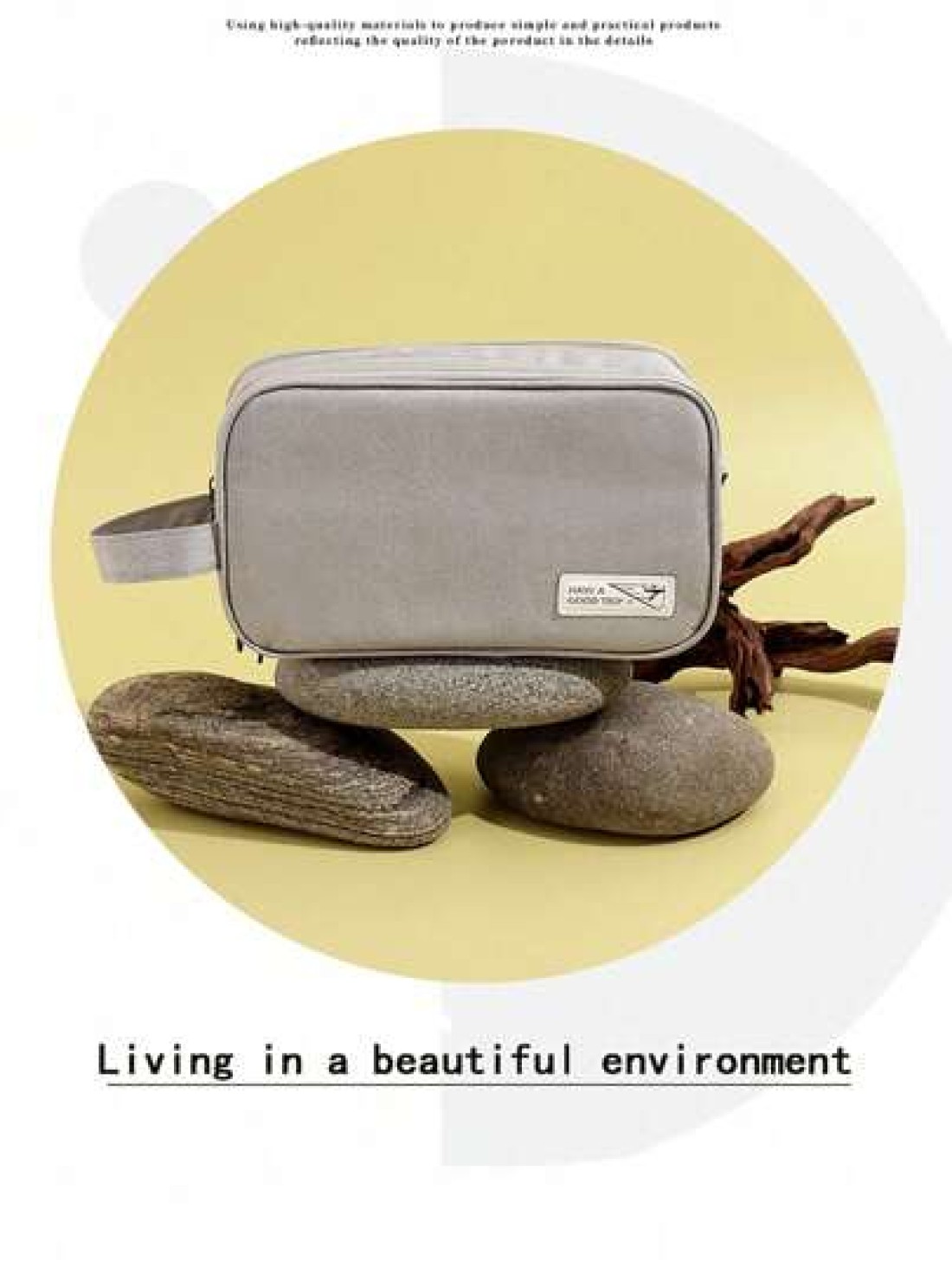 1pc Toiletry Bag Oxford Fabric With Dividers Ion Material Solid Color For Business Trip Large Capacity And Easy Carry Clutch Bag Handbag Wristlet Bag Square Bag Gift Hand Bag Men Laptop Thanksgiving V