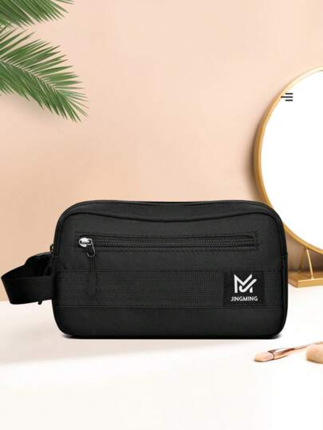 peach tree Men s Clutch Hand Wrist Bag Pillow Bag Wrist Bag Wallet Crossbody Bag 2 In 1 Neutral Business Storage Bag Suitable For Business Trip Toiletries Storage Handbag Wrist Bag Gift For Men Valent