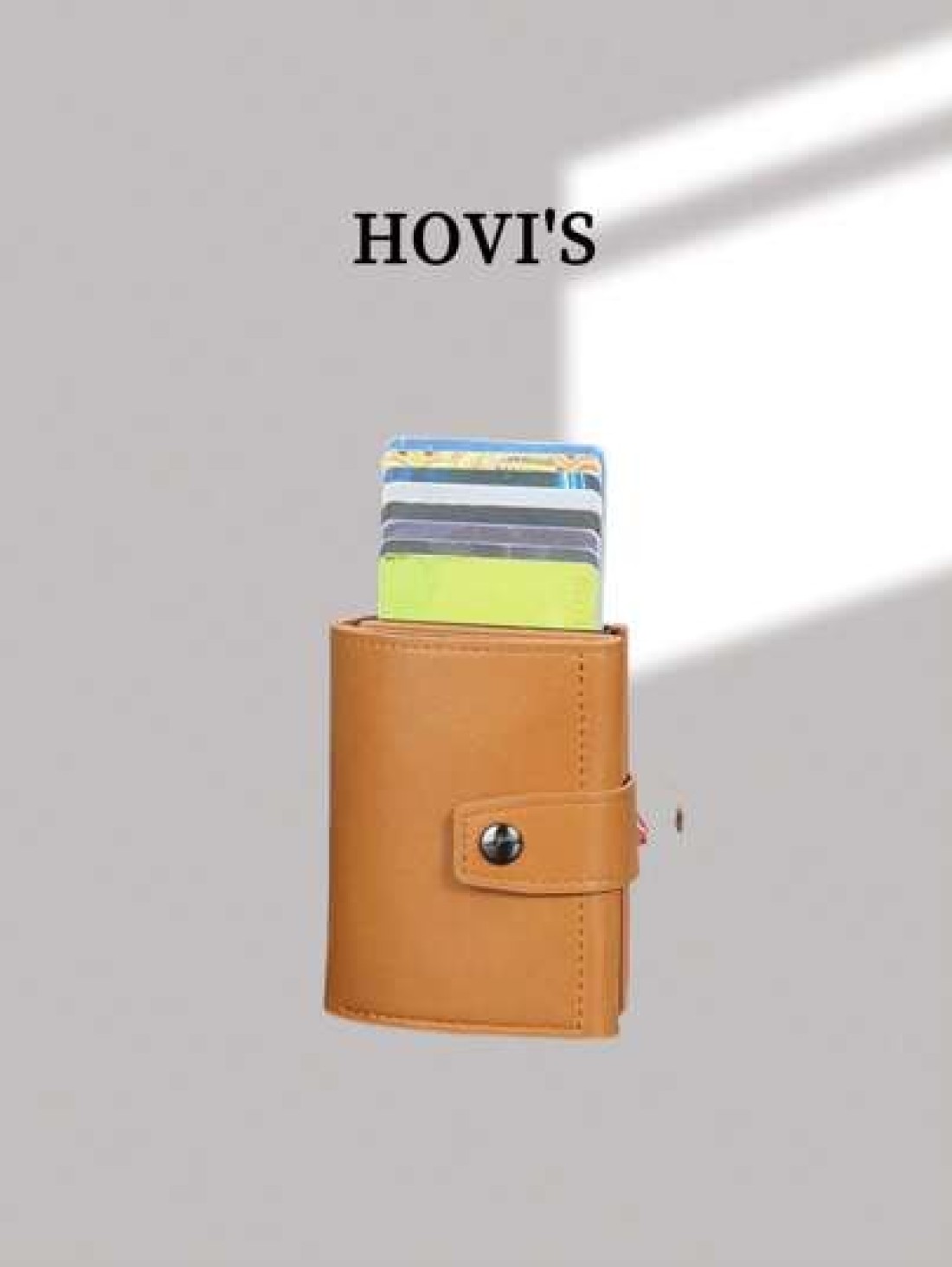 HOVI S Retro Classic Fashion Pop RFID Card Holder Portable Multi Function Wallet Cash Holder Multi Card Position Card Box Autom Mini Bag Small Bag