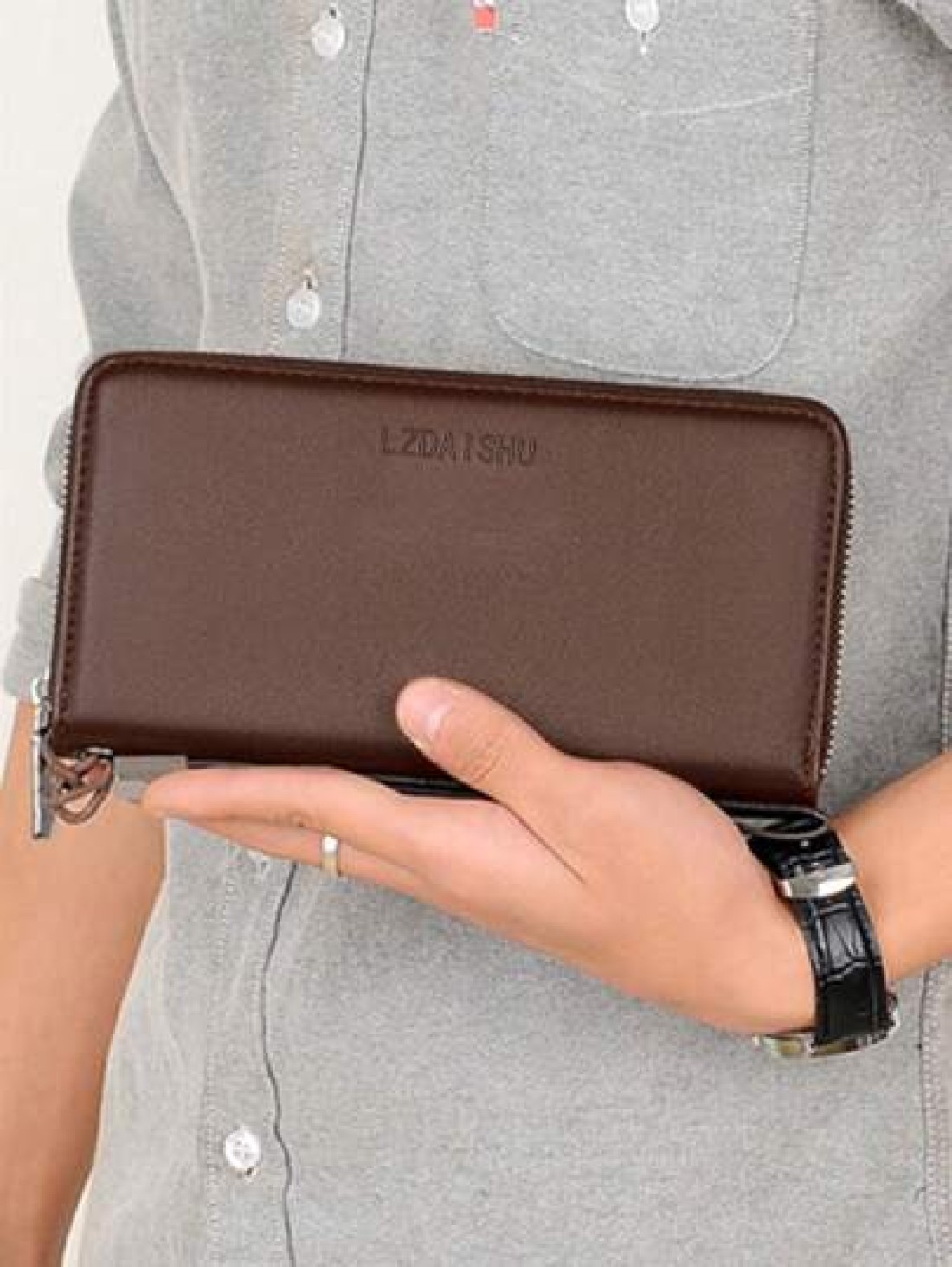 New Wallet Men s Long Business Leisure Large Capacity Wallet Men s Youth Fashion Wallet Clutch