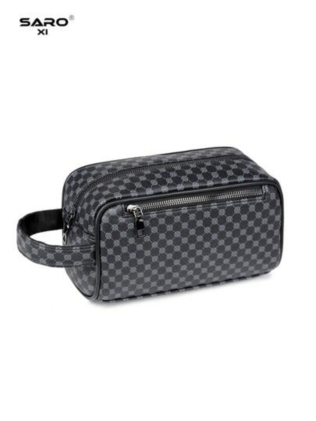 saroxi Men s Large Capacity Fashion Casual Outdoor Travel Hand Wrist Pouch Big Storage Portable High End Simple And Stylish Suitable For Office Gift For Young People Students Men Bag Gifts For Men Chr