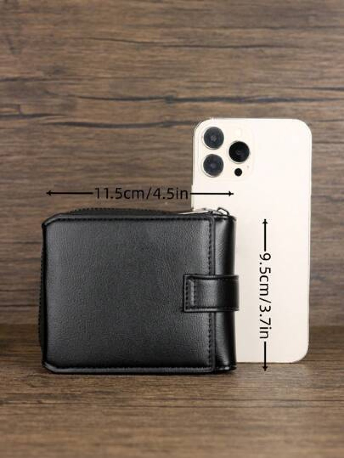 HOVI S Fashionable Minimalist Snap Short Wallet Business Casual Compact Multi Functional Multi Card Slot Wallet Coin Purse Card Holder Men s Wallet