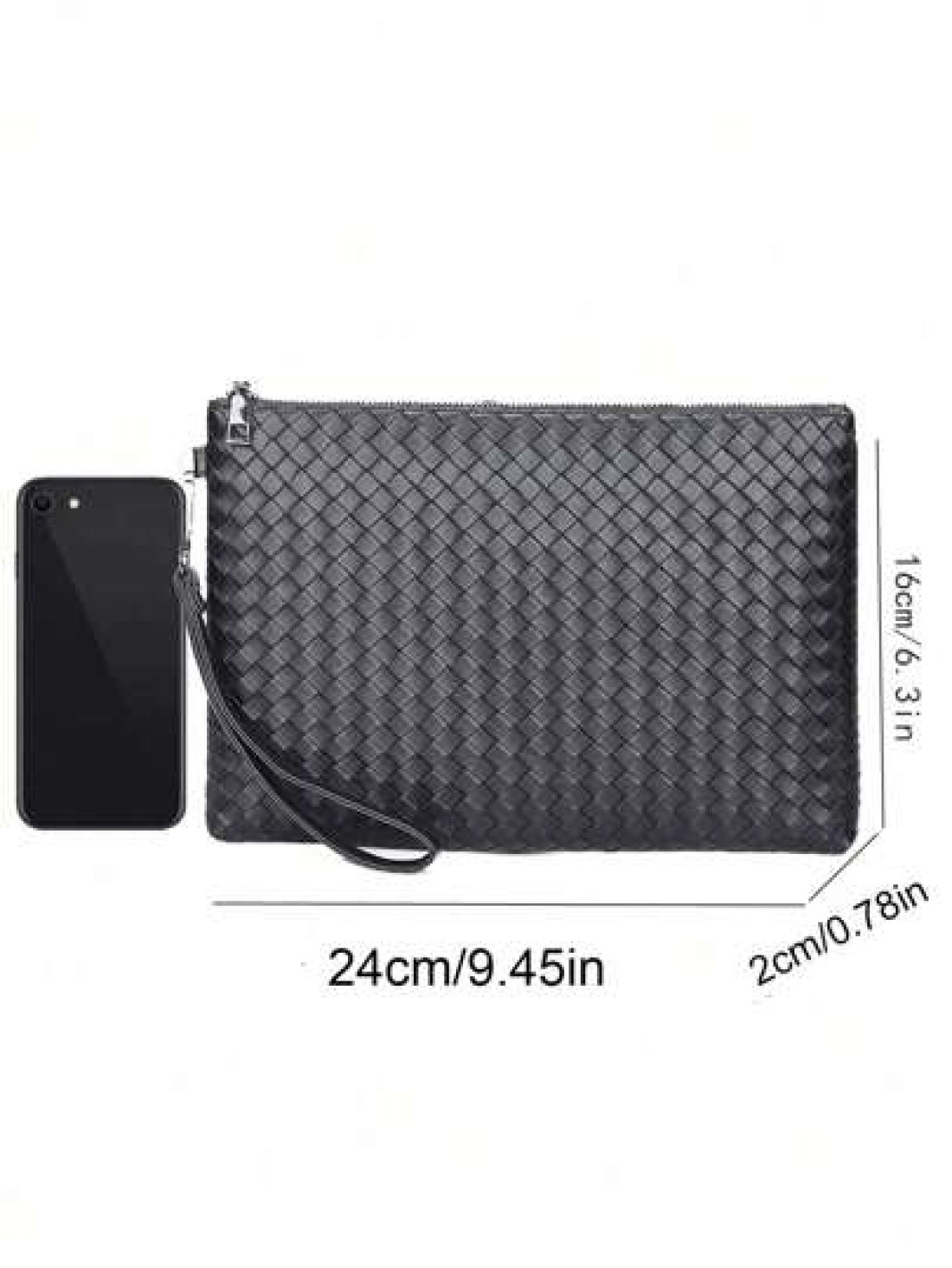 New Men Wallet Male Pu Clutch Purse Coin Purse Large Capacity Pu Leather Business Hand Bags Clutch Bag Handbag Wristlet Bag Envelope Bag Gift For Husband Waterproof Valentines Gift Holiday Wash Bag Ol