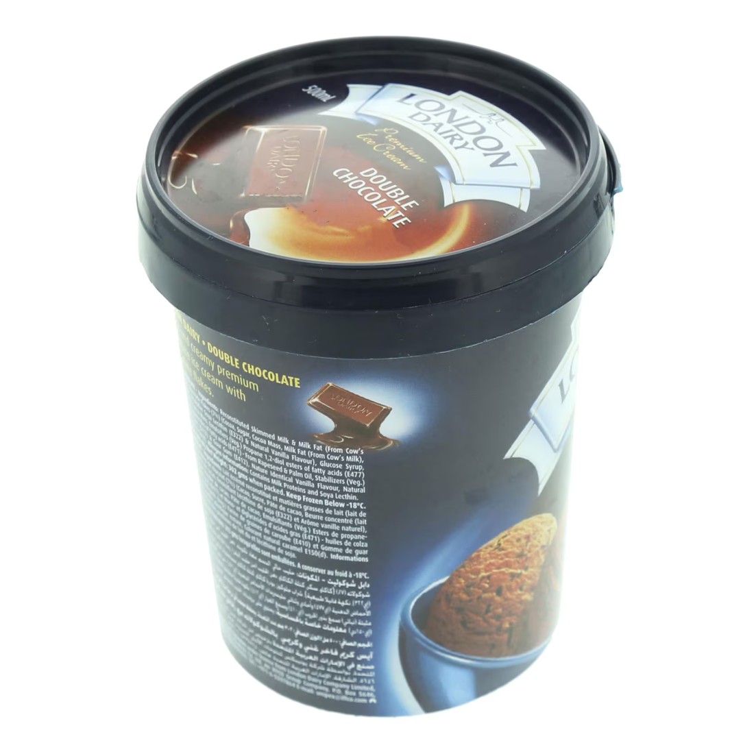 London Dairy Double Chocolate Ice Cream, 500ml
