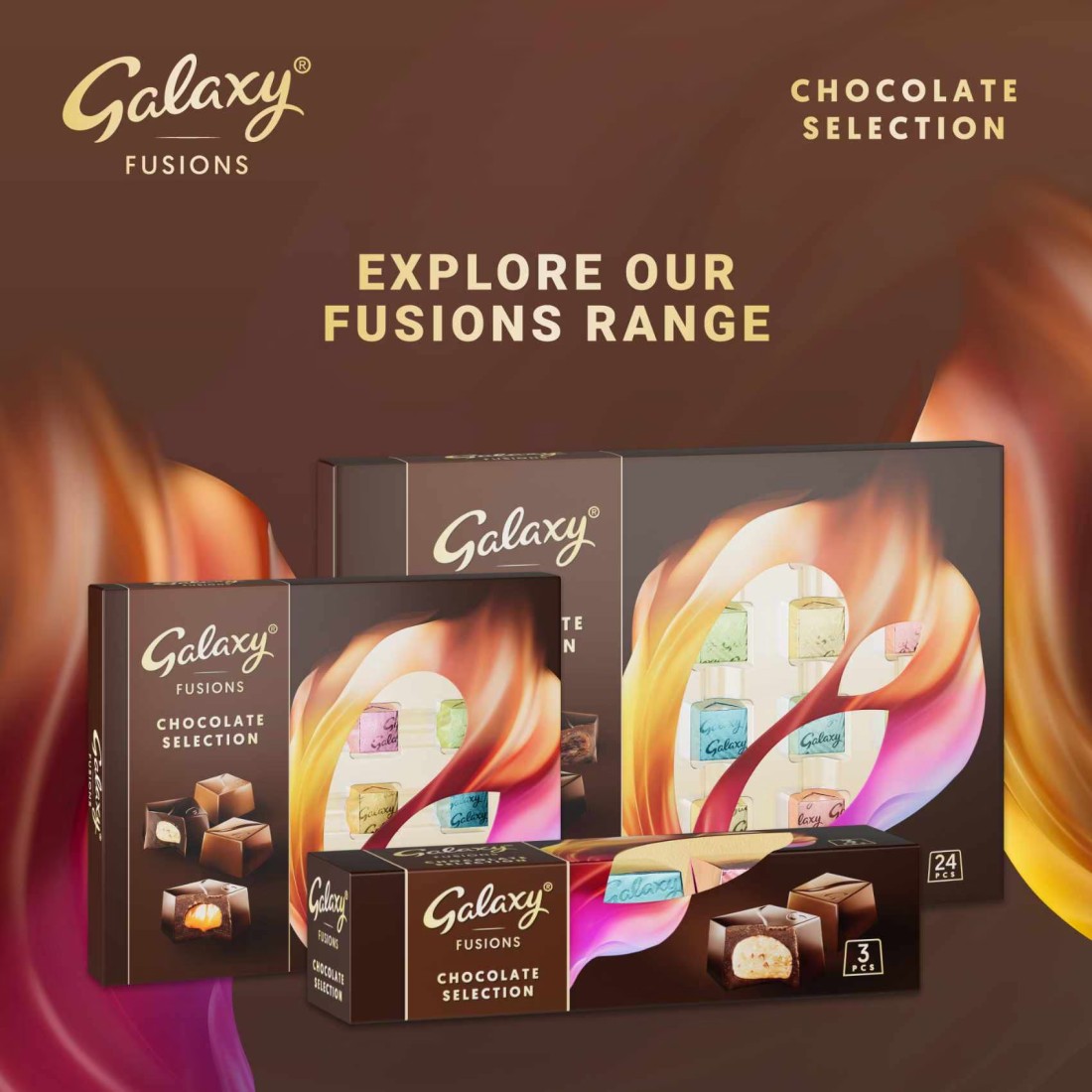 Galaxy Fusions Chocolate Selection 271.2g