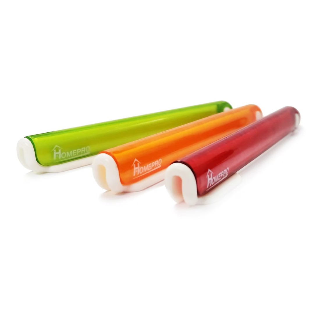 Home Pro Bag Clips Multicolour 15.5x1.7x1cm 3 PCS