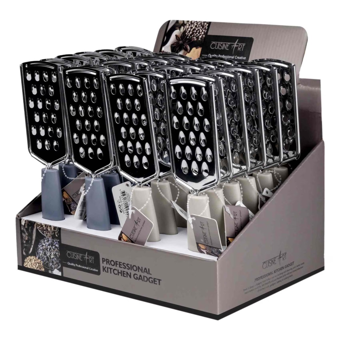 CuisineArt Stainless Steel Hand Grater Assorted 8.5cm