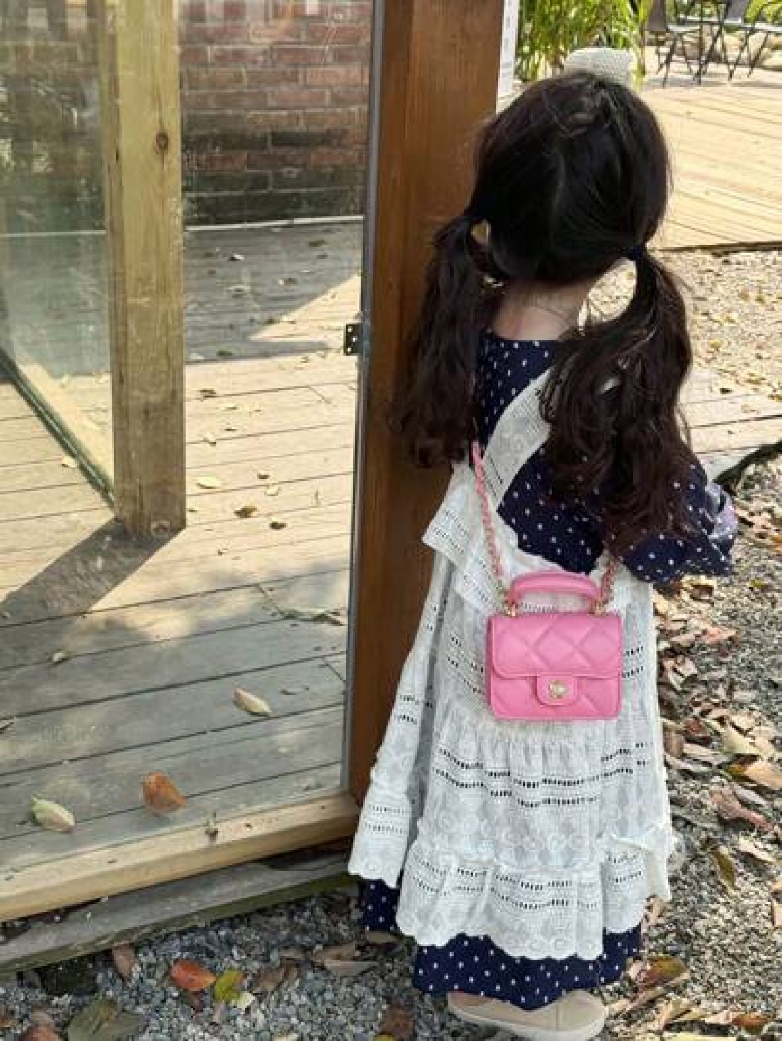 New Fashionable Mini Square Handbag With Embroidered Design
