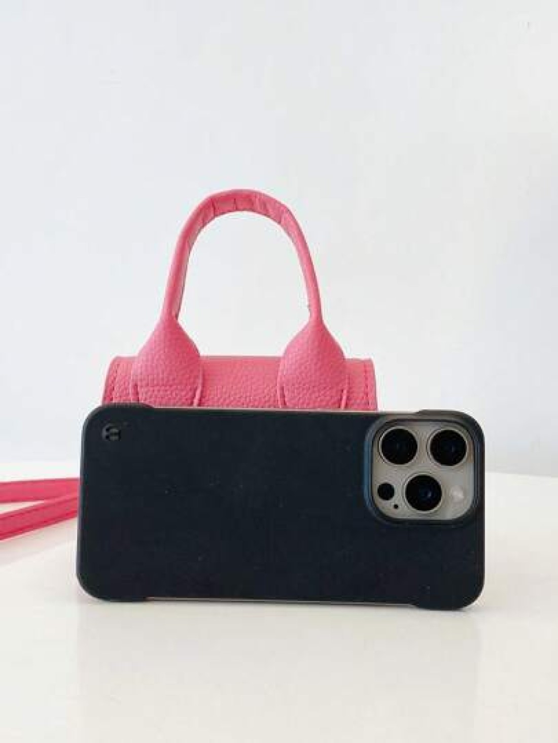 1 Pc New Girls Mini Shoulder Bag Plain Simple Design Pu Material Adjustable And Replaceable Strap Versatile Handheld Or Shoulder Bag Fashionable And Minimalist Style For Outings Shopping Gatherings An