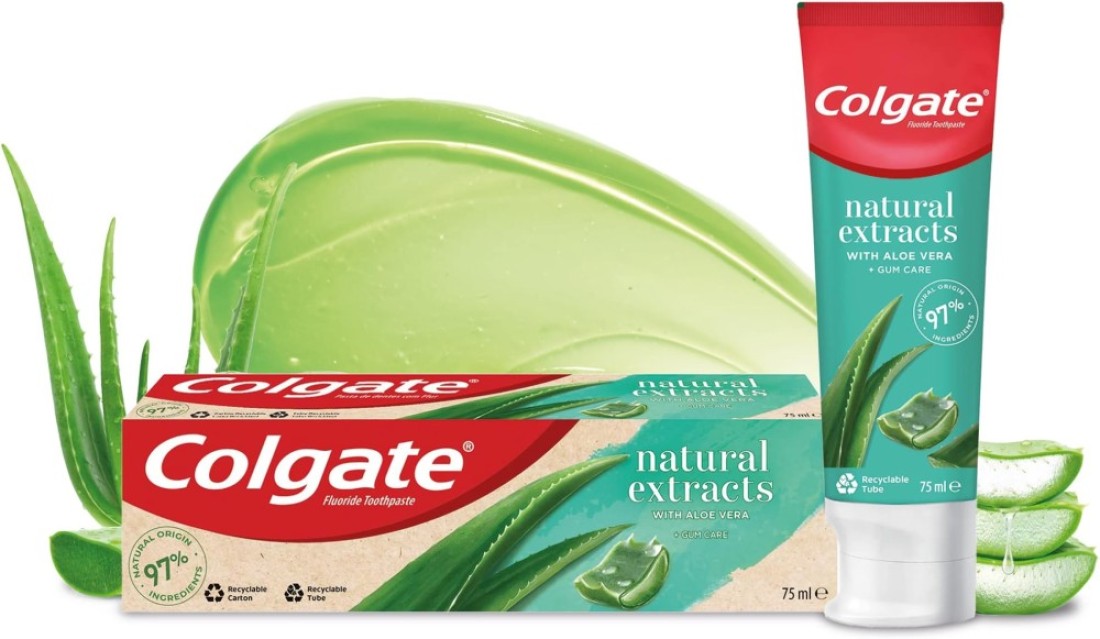 Colgate Naturals Toothpaste Aloe & Green Tea, 75 ml