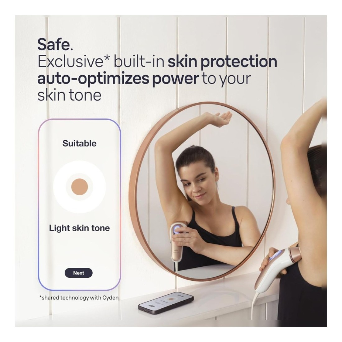 Braun Skin i-expert Pro 7 IPL Hair Removal System PL7147 Rose Gold
