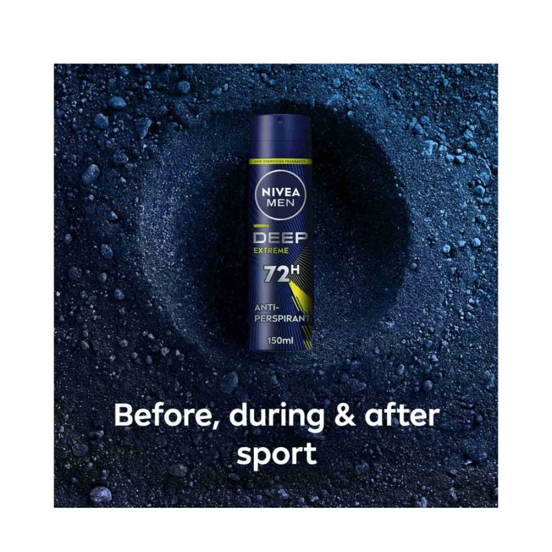 NIVEA MEN DEEP Extreme MaxxTech Antiperspirant for Men Spray 150ml