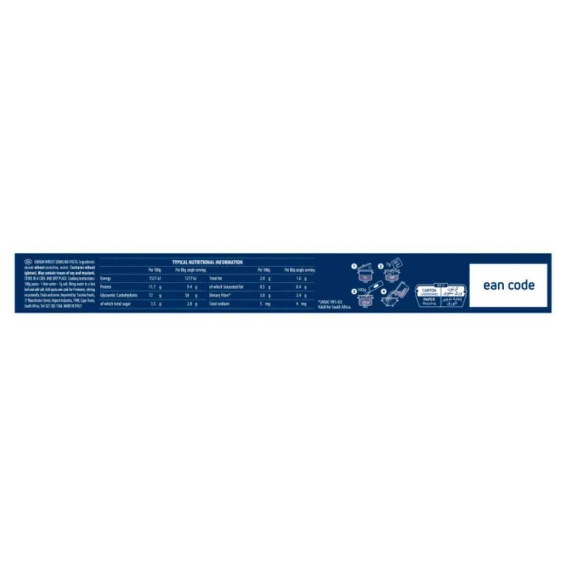 Barilla Number 5 Spaghetti Pasta, 500g