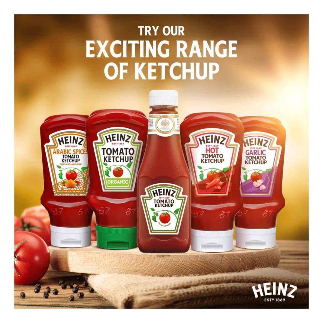 Heinz Tomato Ketchup Bottle 342g