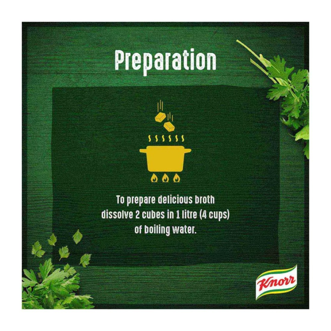 Knorr Powder Bouillon Vegetable Stock 18g 24 cubes