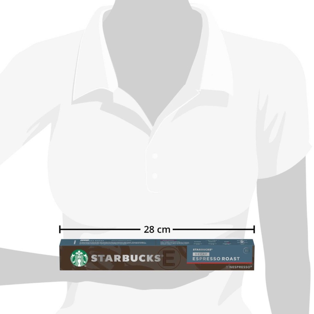 Starbucks Decaf Espresso Dark Roast Coffee Capsules 10 Capsules, 57g