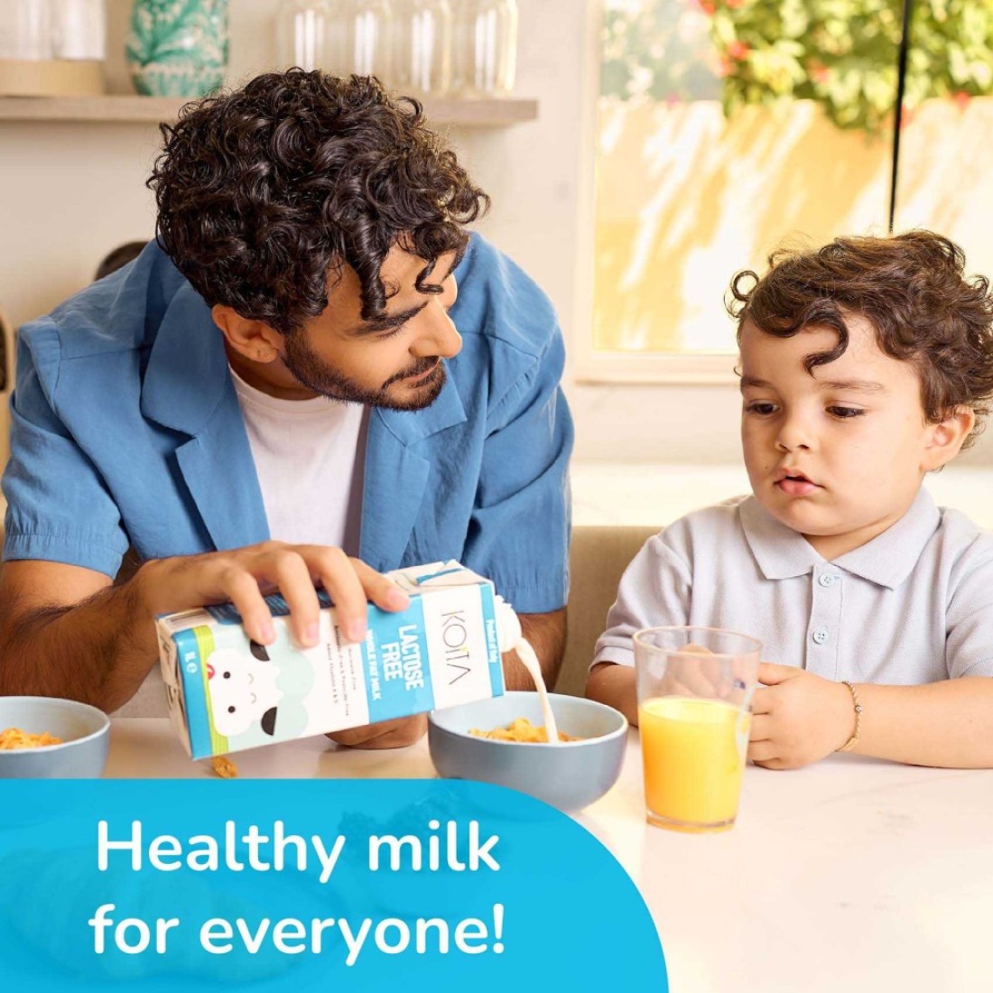 Koita Lactose Full fat Milk Vitamin A and D3 added 1L