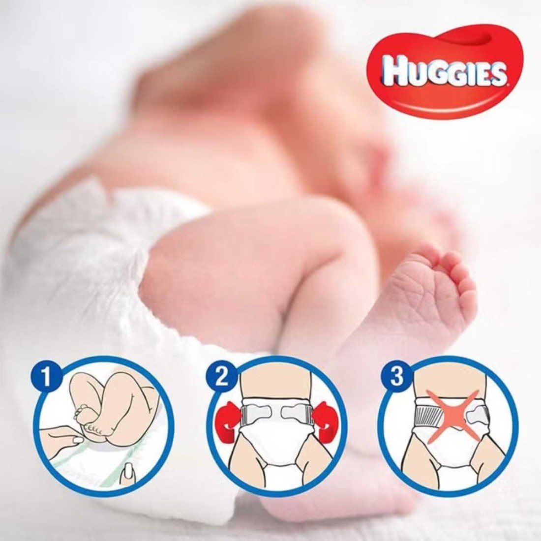 Huggies Extra Care Baby Diapers, Size 4, 8-14Kg, 40 Diapers Pack of 2