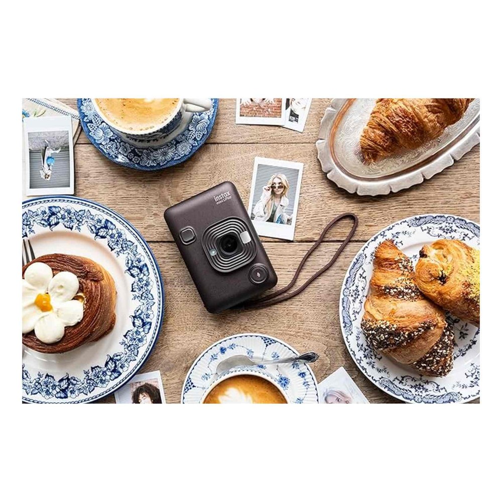 Fujifilm Instax Mini LiPlay Hybrid Instant Camera Deep Bronze