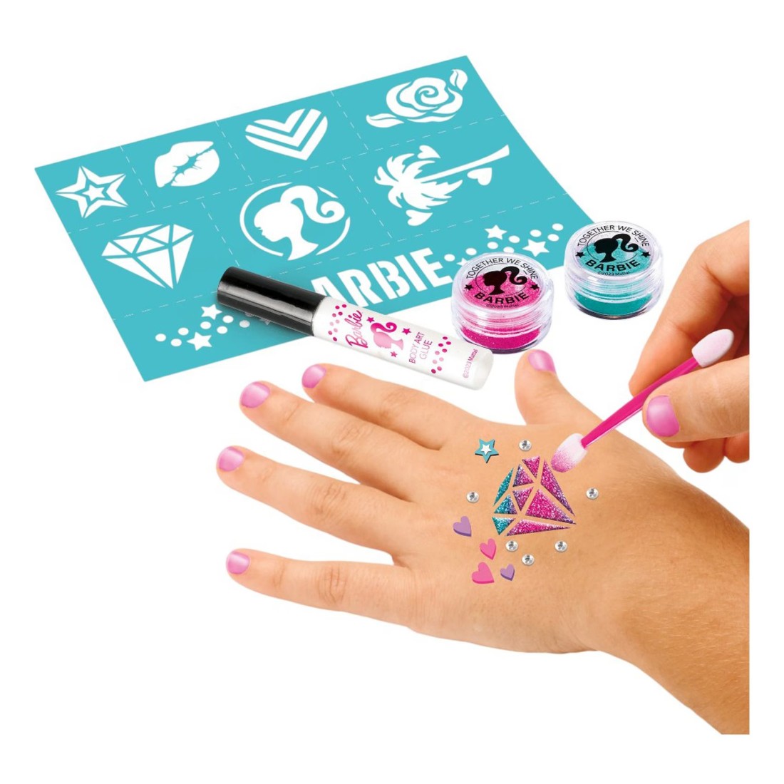 CrazArt Barbie 3-in-1 Ultimate Glitter Beauty Set