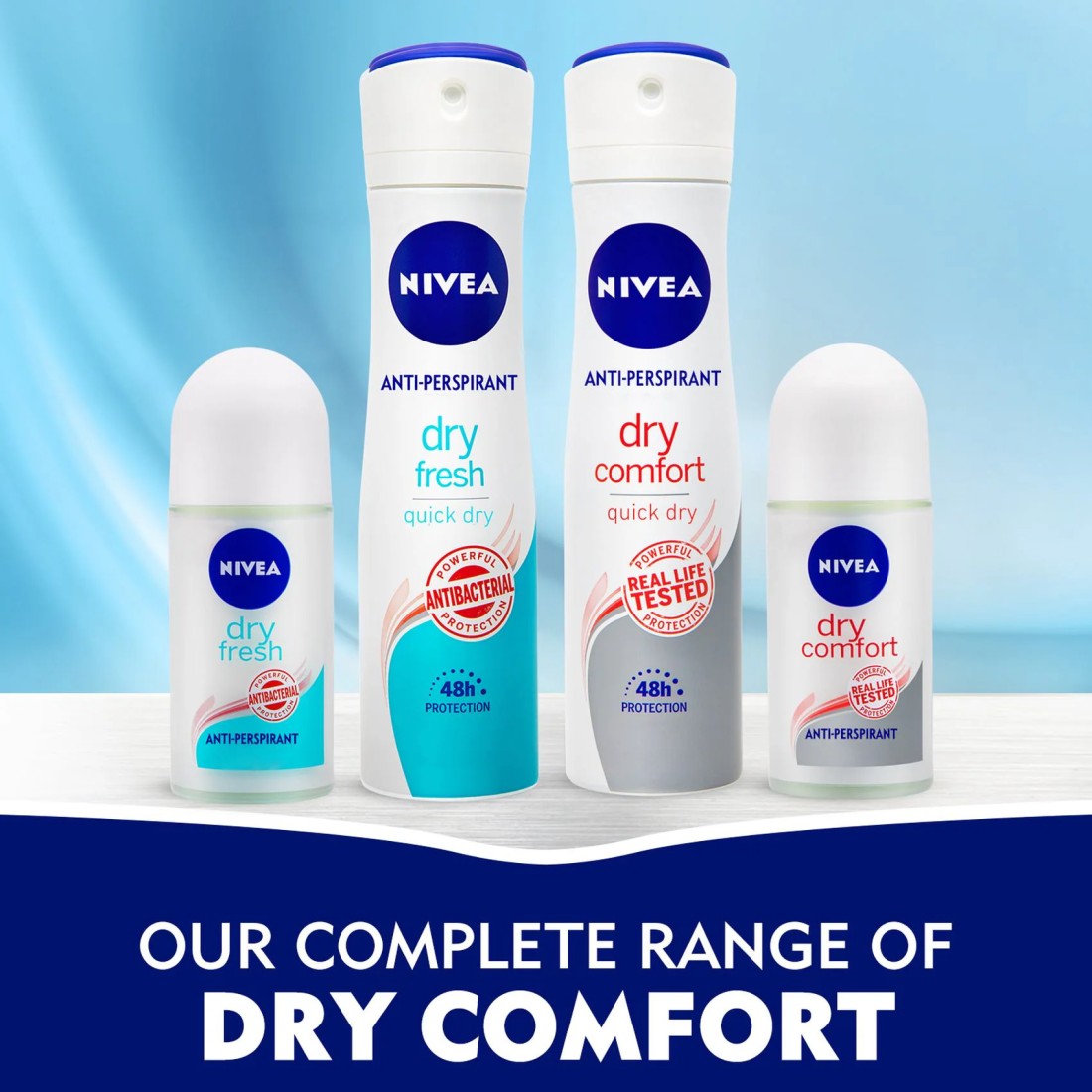 NIVEA Antiperspirant Spray for WoMen Dry Comfort Quick Dry 150ml
