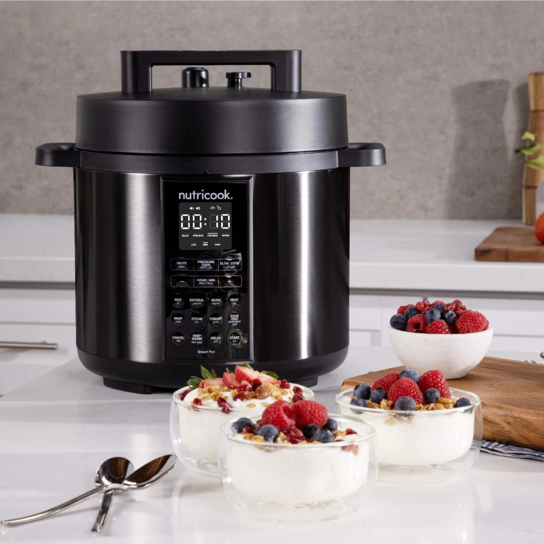 Nutricook Smart Pot 2 Pressure Cooker NC-SP204K Black 6L
