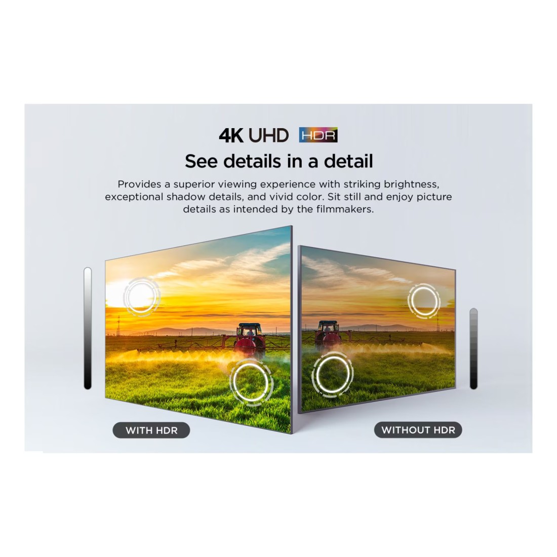 TCL 65-Inch UHD Smart LED Google TV 65P61B Black
