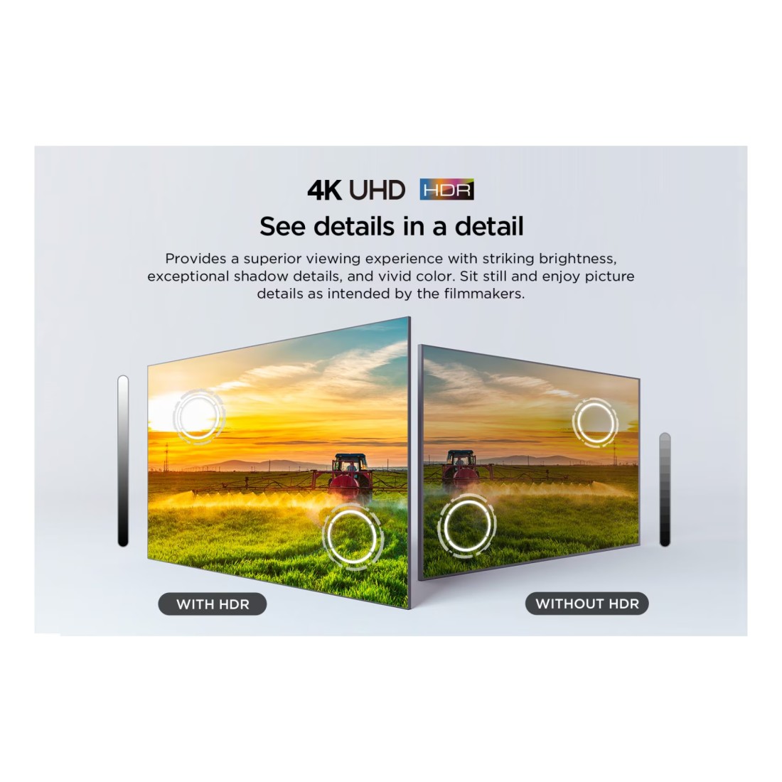 تي سي إل تلفزيون ذكي LED فائق الدقة 55 بوصة غوغل 55P61B - أسود