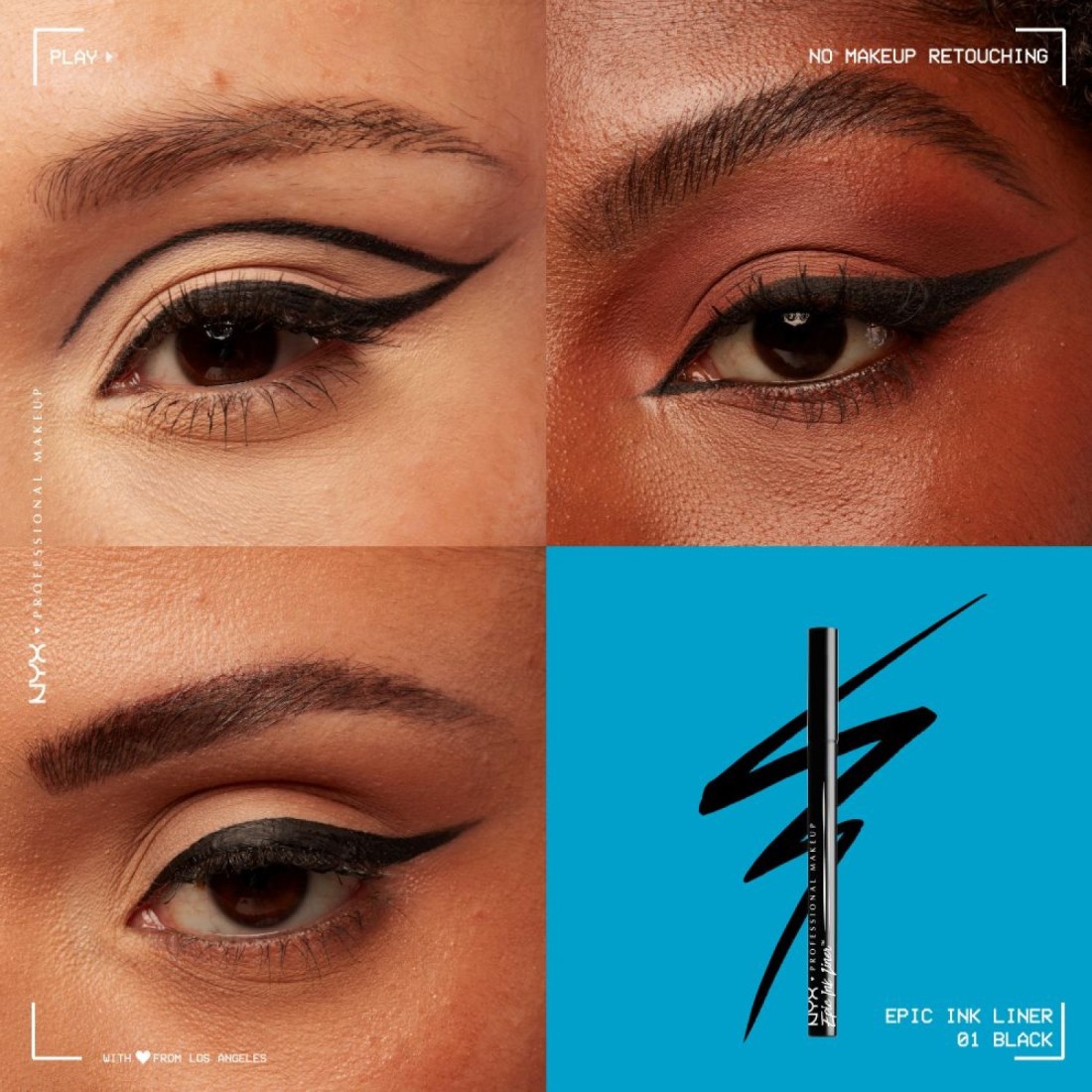 NYX Accessibility Epic Trio Eyes Set - 3 Pieces