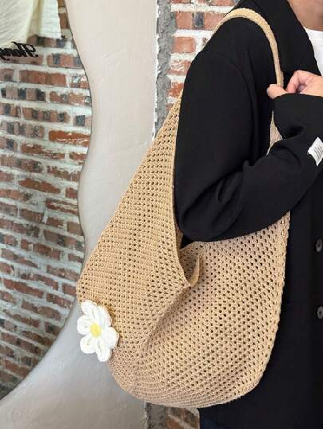 New Beach Vacation Straw Shoulder Bag For Women Large Capacity Woven Underarm Tote Bag Summer Perfectly Matching With Vacation Outfits Women