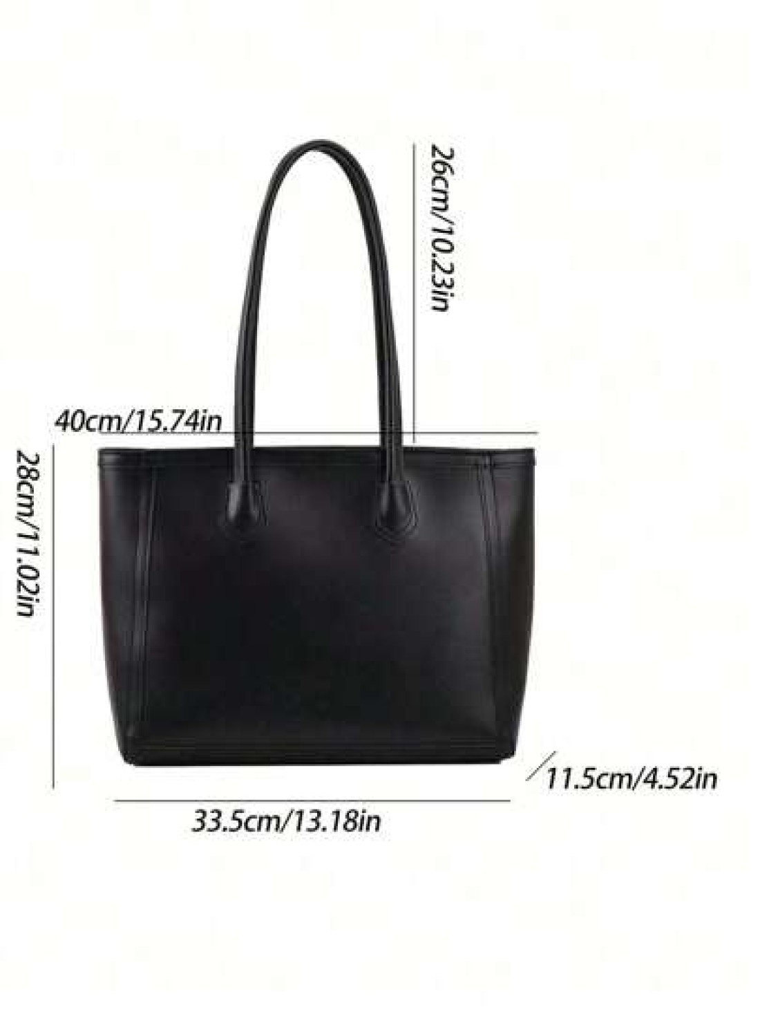 Lightweight Business Casual Stitch Detail Shoulder Tote Bag For Women Rookies White Collar Workers For Teen Girls Women College Students Rookies White Collar Workers Perfect For Office College Work Bu