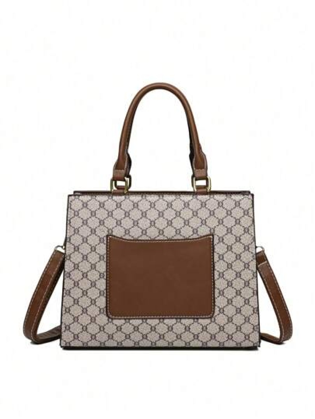 3pcs Set Fashion Floral Print Large Capacity Tote Bag
