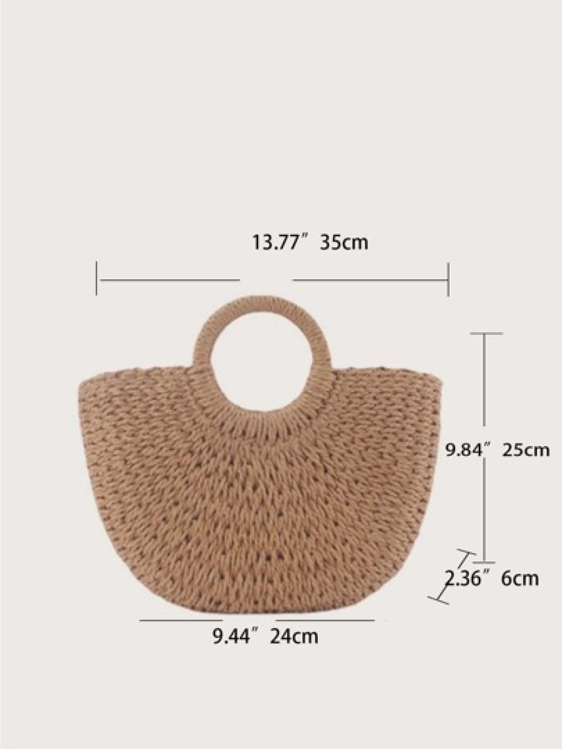 Braided Design Straw Bag Down To Earth Rattan Tote Bag School Bag Large Capacity Portable Classic Casual For Teen Girls Women College Students White Collar Workers Perfect For Work Back To School Midd