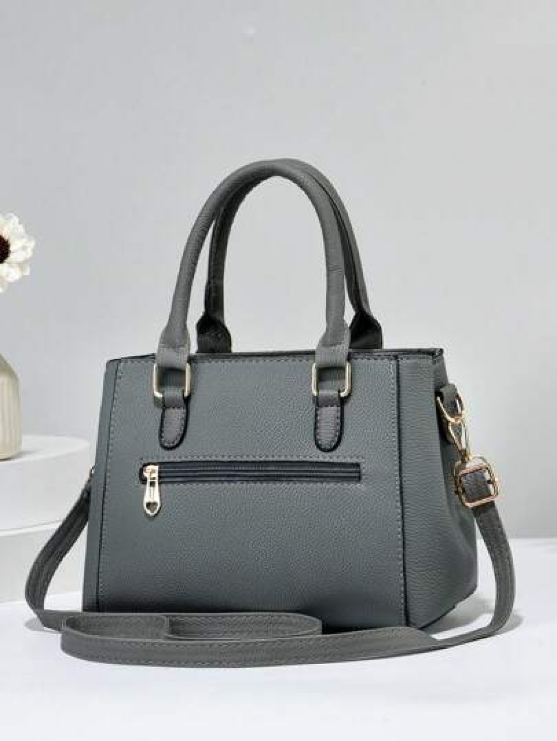 New Shoulder Handbag With Fur Ball Pendant Casual Style Mother s Day Gift For Mom Must Have For Mom Perfect For Office College Work Business Commuting Outdoor Travel Outing Best Mothers Day Gifts Ever
