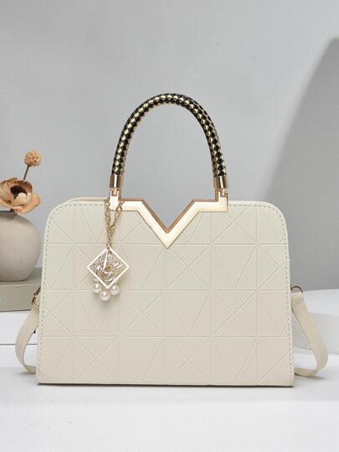 PLANEE Fashionable Simple Elegant Large Capacity Hand Held Shoulder Crossbody Ladies Square Bag Mother Day Gifts Mom Gifts Mommy s Essentials Mommy Bag For Going Out Business Casual Bag For Women Pefe