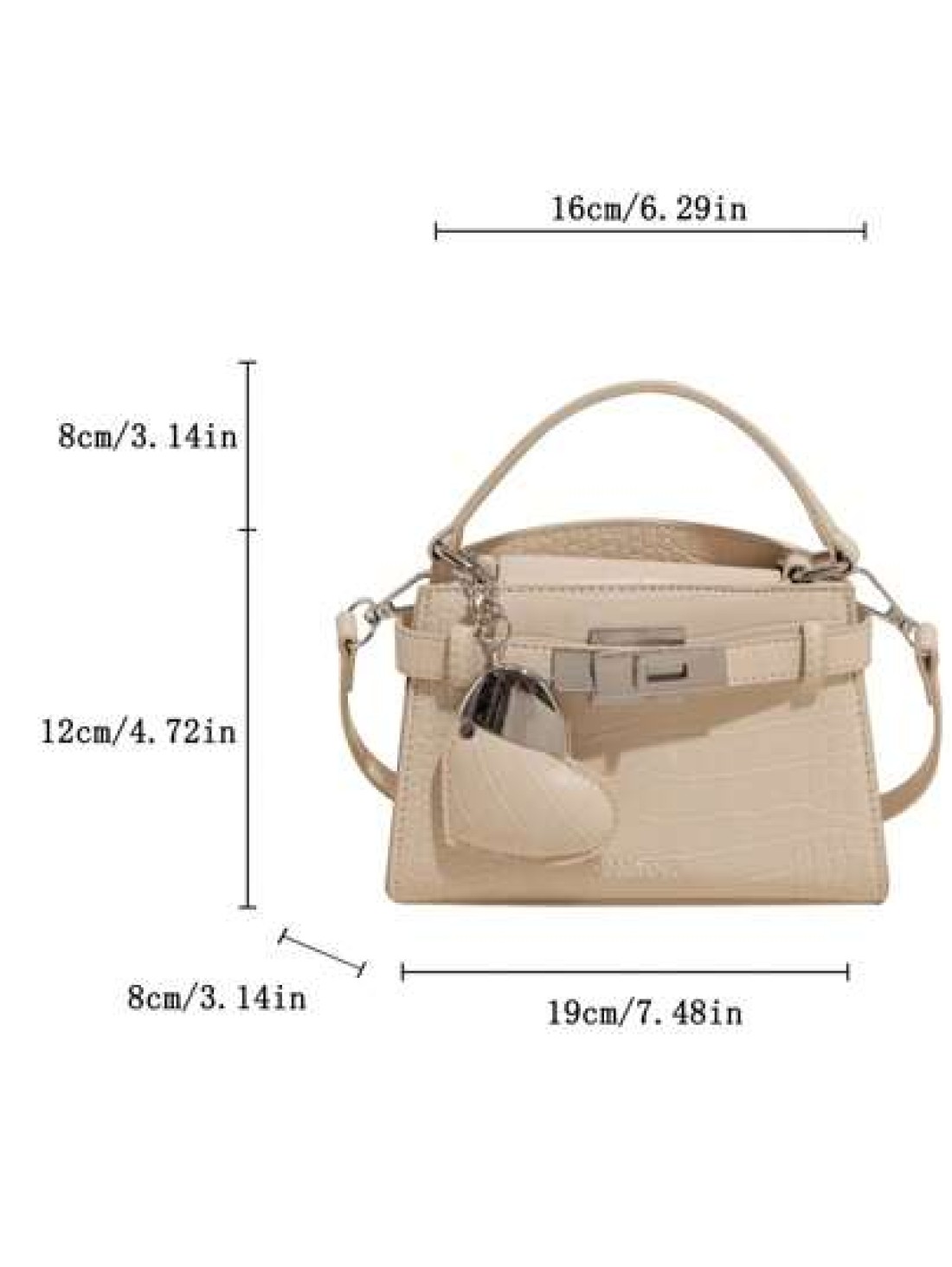 Mini Crocodile Embossed Women Handbag New Fashion Small Square Bag Versatile Shoulder Crossbody Bag