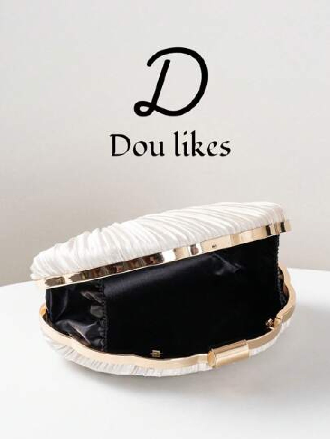 New Luxury Party Clutch Bag Shell Shaped Design Wrinkle Style Evening Bag Lady Handbag For Ceremony