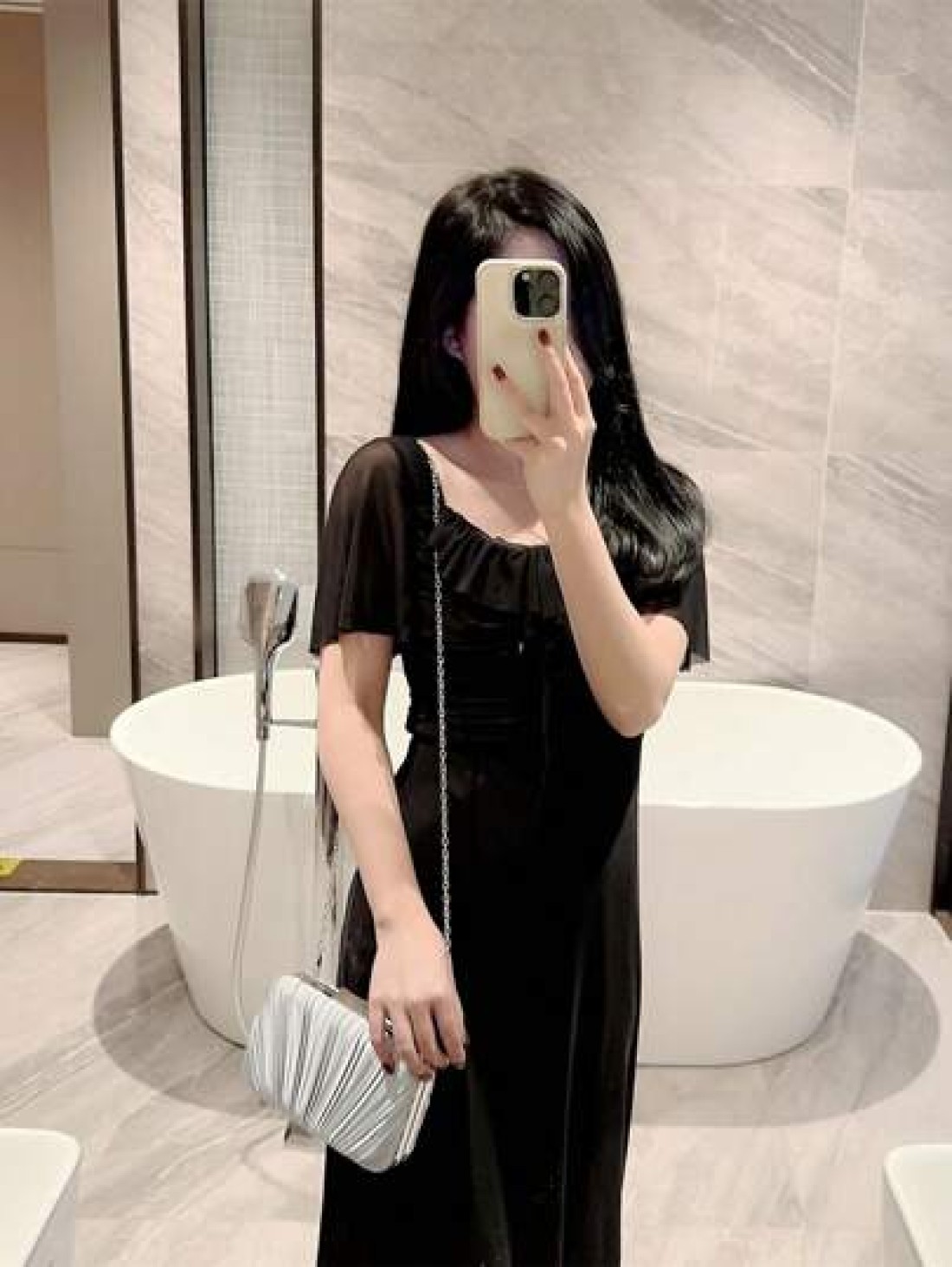 Women s Luxurious Pleated Chain Satin Box Clutch Bag Evening Bag