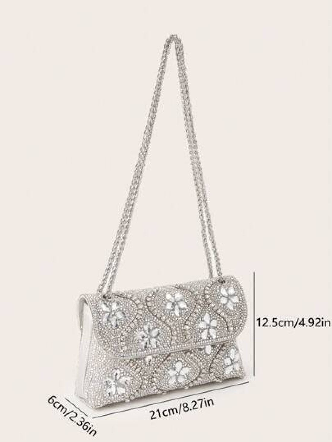 Glamorous Elegant Exquisite Quiet Luxury Sequin Stylish Shiny Glitter Decor Chain Box Bag Gift Bag Perfect Bride Purse For Wedding Prom Party Events Evening Bag Dinner Bag For Party Girl Woman