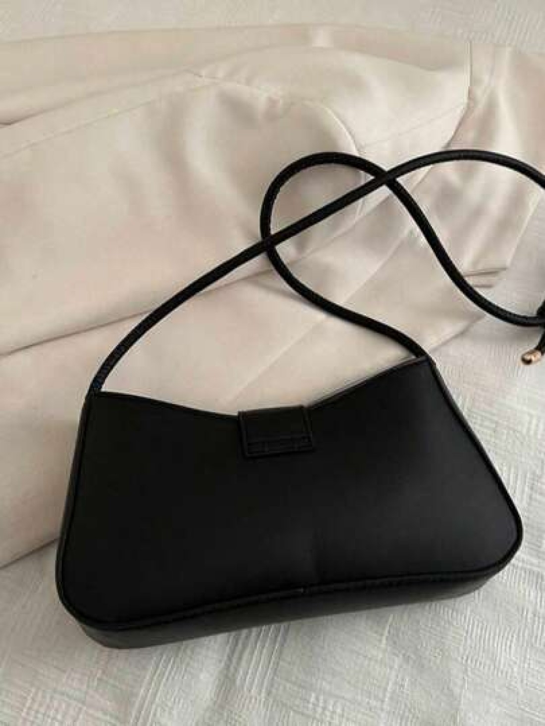 Women Fashion Casual Commute Solid Col Or Shoulder Bag Portable Crossbody Bag Suitab Le For Dating Shopping Gift